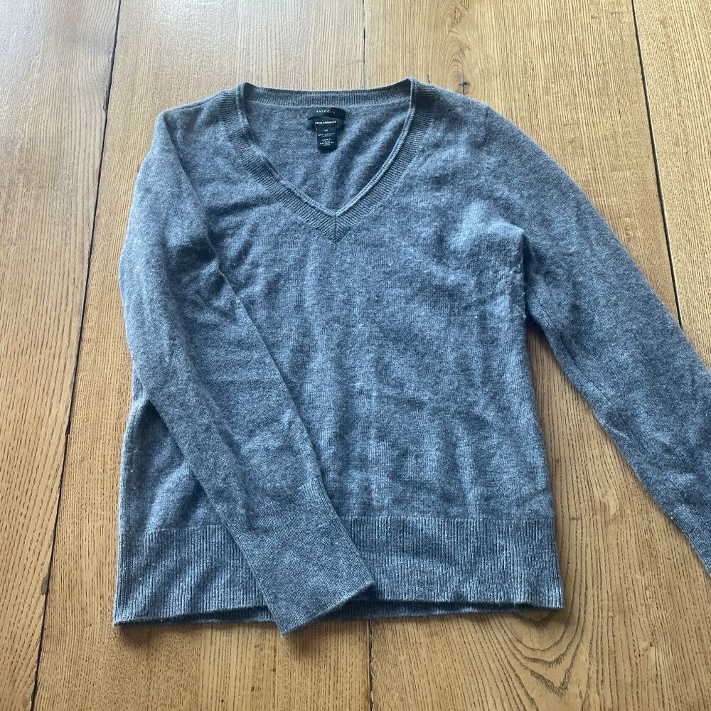 Grey Cashmere Sweater